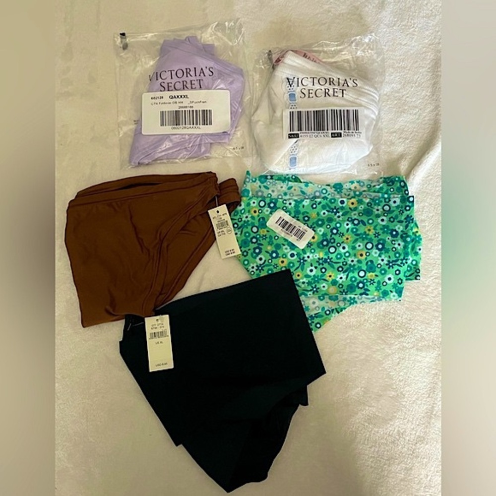 5 Pair Panties Bundle Lot Victoria’s Secret Pink Aerie XL XXL